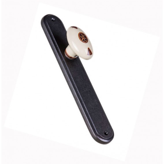 manilla con placa y hendidura