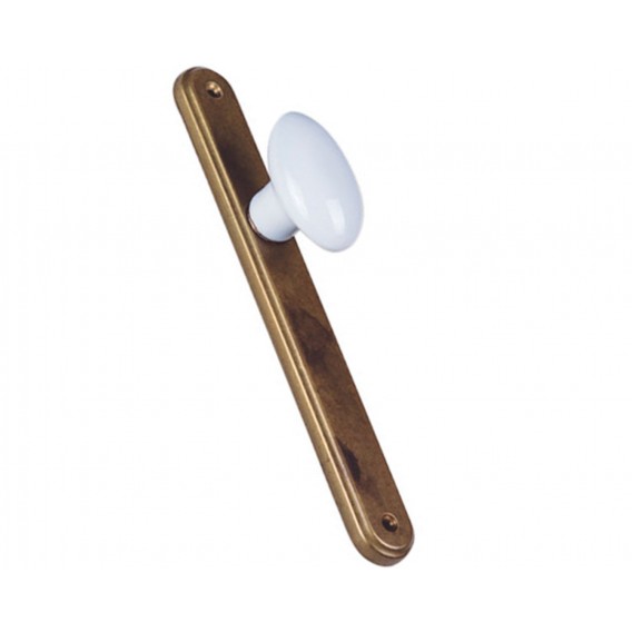 manilla con placa estrecha y hendidura