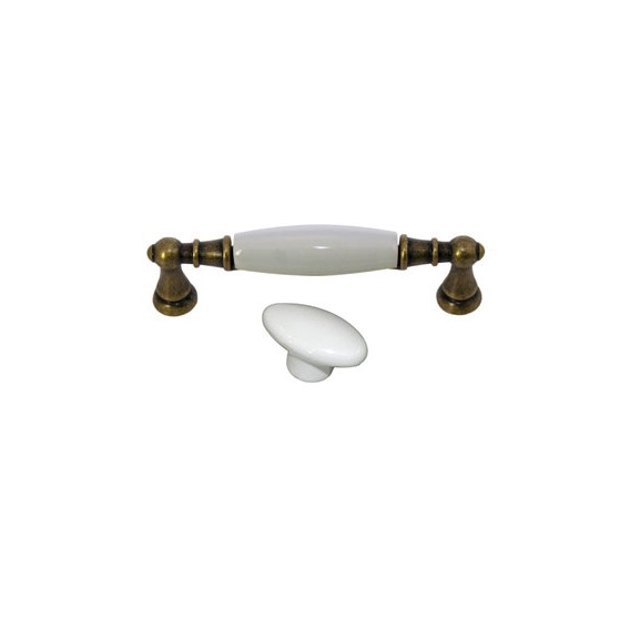 tirador de porcelana