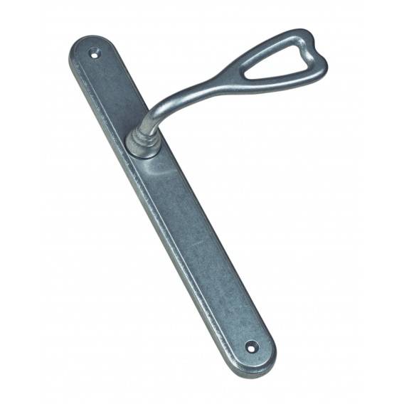 manilla con placa estrecha y hendidura