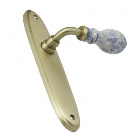 PLACA LARGA OVALADA CON PORCELANAS