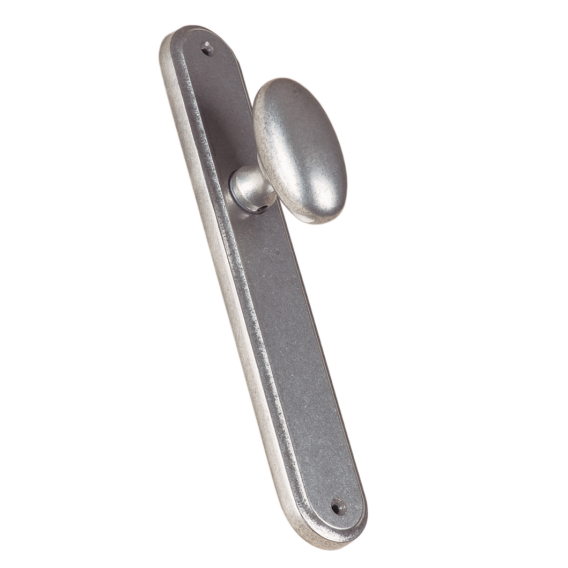 manilla con placa estrecha y hendidura