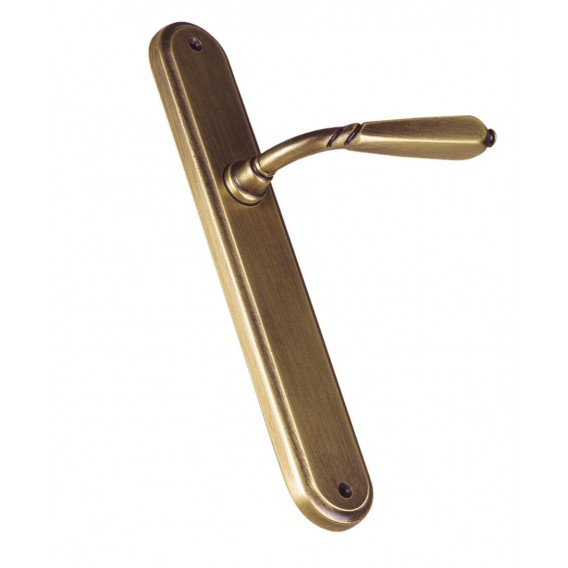 manilla con placa estrecha y hendidura