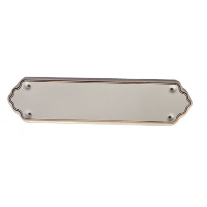 PLACA PORCELANA BLANCA